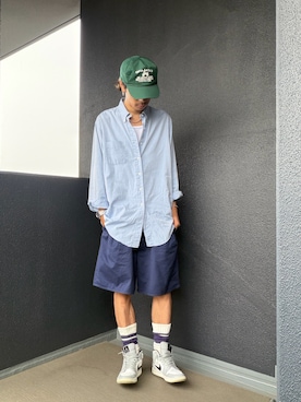 「BROOKS BROTHERS（ブルックスブラザーズ）のアイテム」を使った、iSHiさん（メンズ・181cm）の秋コーディネート
