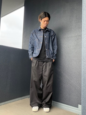 「WTAPS（ダブルタップス）のアイテム（トップス）」を使った、iSHiさん（メンズ・181cm）の秋コーディネート