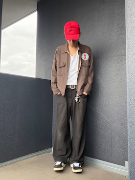 「United Athle（ユナイテッドアスレ）のアイテム」を使った、iSHiさん（メンズ・181cm）の秋コーディネート