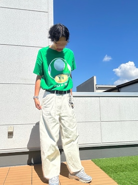 「NIKE（ナイキ）のアイテム」を使った、iSHiさん（メンズ・181cm）の夏コーディネート