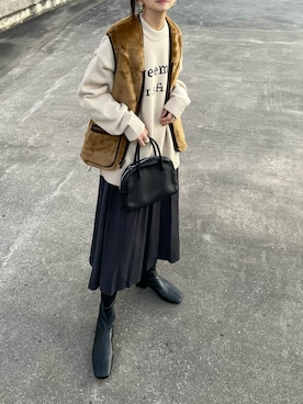 𝙔𝙐𝙆𝙄さん（レディース・162cm）の秋コーディネート