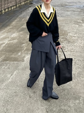 𝙔𝙐𝙆𝙄さん（レディース・162cm）の秋コーディネート