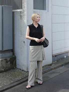 𝙔𝙐𝙆𝙄さん(レディース・163cm)の夏コーディネート