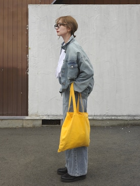 「YENNA（イェンナ）のアイテム」を使った、𝙔𝙐𝙆𝙄さん（レディース・163cm）の冬コーディネート