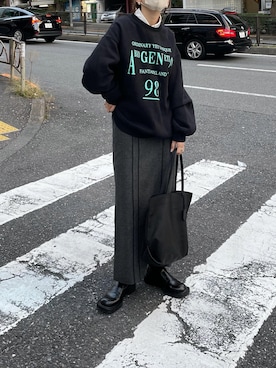 𝙔𝙐𝙆𝙄さん（レディース・162cm）の秋コーディネート