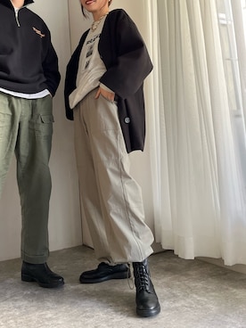 𝙔𝙐𝙆𝙄さん（レディース・162cm）の冬コーディネート