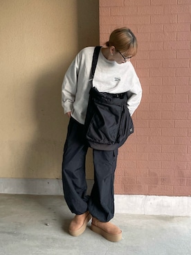 「PORTER（ポーター）のアイテム」を使った、𝙔𝙐𝙆𝙄さん（レディース・162cm）の秋コーディネート