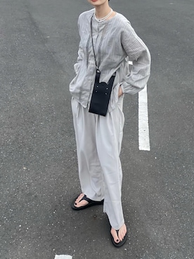 𝙔𝙐𝙆𝙄さん（レディース・162cm）の夏コーディネート