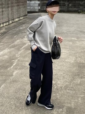 「NOMINE（ノミネ）のアイテム」を使った、𝙔𝙐𝙆𝙄さん（レディース・162cm）の秋コーディネート