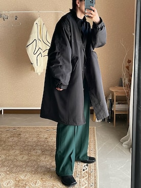 𝙔𝙐𝙆𝙄さん（レディース・162cm）の冬コーディネート