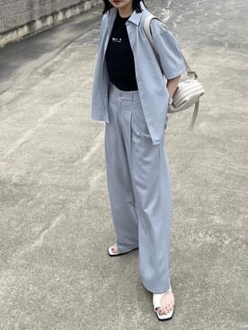 𝙔𝙐𝙆𝙄さん（レディース・162cm）の夏コーディネート