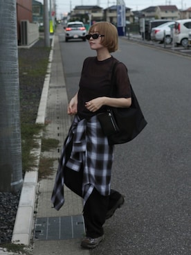 𝙔𝙐𝙆𝙄さん（レディース・163cm）の秋コーディネート