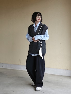 「アイテム（コインケース）」を使った、𝙔𝙐𝙆𝙄さん（レディース・163cm）の夏コーディネート