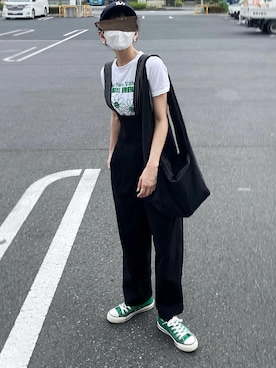 「NOMINE（ノミネ）のアイテム」を使った、𝙔𝙐𝙆𝙄さん（レディース・162cm）の夏コーディネート