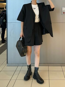 𝙔𝙐𝙆𝙄さん（レディース・162cm）の夏コーディネート