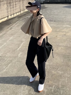 「NOMINE（ノミネ）のアイテム」を使った、𝙔𝙐𝙆𝙄さん（レディース・162cm）の春コーディネート