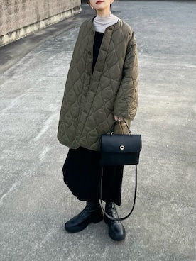 𝙔𝙐𝙆𝙄さん（レディース・162cm）の冬コーディネート
