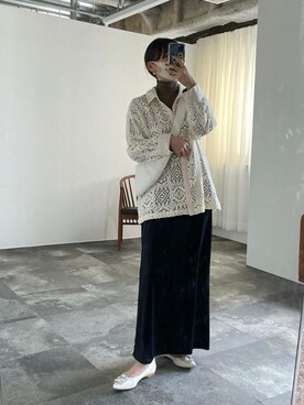 𝙔𝙐𝙆𝙄さん（レディース・162cm）の冬コーディネート