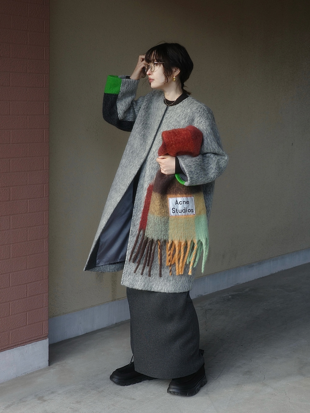 【美品】Eimee Law マーブルシャギーロングコート マーブルシャギーロングコート Eimee Law│Eimee Law & LHELBIE 公式