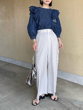 𝙔𝙐𝙆𝙄さん（レディース・162cm）の春コーディネート