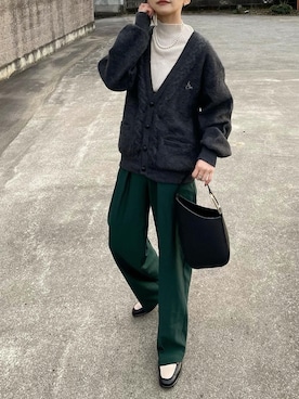 「Scat（スキャット）のアイテム」を使った、𝙔𝙐𝙆𝙄さん（レディース・162cm）の冬コーディネート