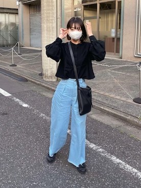 「COMMRE（コムル）のアイテム」を使った、𝙔𝙐𝙆𝙄さん（レディース・162cm）の春コーディネート