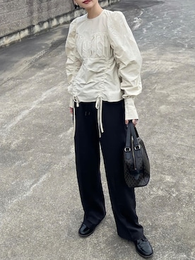 𝙔𝙐𝙆𝙄さん（レディース・162cm）の秋コーディネート