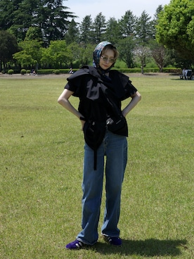「YENNA（イェンナ）のアイテム」を使った、𝙔𝙐𝙆𝙄さん（レディース・163cm）の春コーディネート