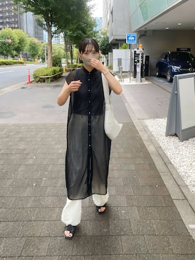 𝙔𝙐𝙆𝙄さん(レディース・162cm)の夏コーディネート