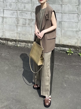 𝙔𝙐𝙆𝙄さん（レディース・162cm）の春コーディネート