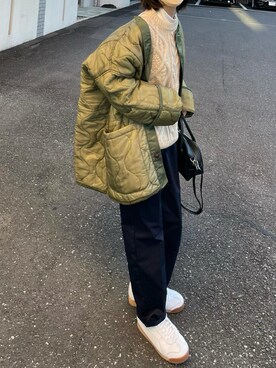 𝙔𝙐𝙆𝙄さん(レディース・162cm)の冬コーディネート