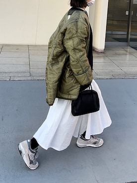 𝙔𝙐𝙆𝙄さん（レディース・162cm）の冬コーディネート