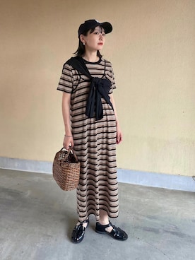 𝙔𝙐𝙆𝙄さん（レディース・162cm）の夏コーディネート