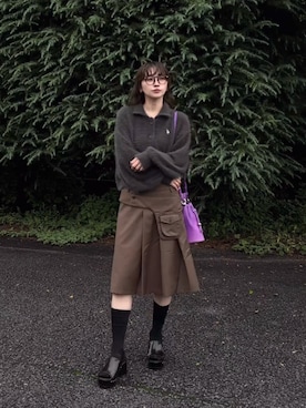 𝙔𝙐𝙆𝙄さん（レディース・163cm）の秋コーディネート
