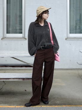 𝙔𝙐𝙆𝙄さん（レディース・163cm）の秋コーディネート
