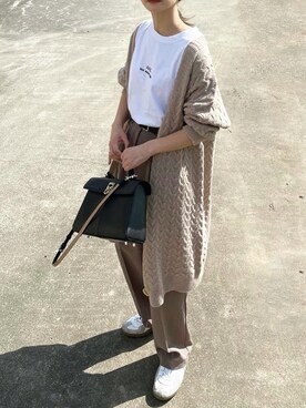 「Cheri（シェリ）のアイテム」を使った、𝙔𝙐𝙆𝙄さん（レディース・162cm）の秋コーディネート