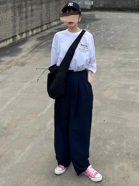 𝙔𝙐𝙆𝙄さん(レディース・162cm)の夏コーディネート