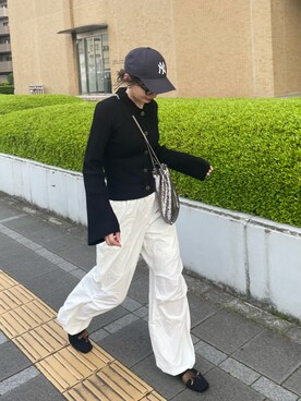 「BIGOTRE（ビゴター）のPURSE BALL（ショルダーバッグ）」を使った、𝙔𝙐𝙆𝙄さん（レディース・162cm）の春コーディネート