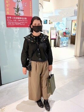 「plussize」｜Rofiさん（レディース・162cm）の冬コーディネート