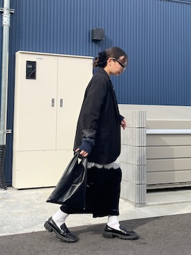 「アイテム（シュシュ）」を使った、𝕡𝕠𝕟𝕟𝕦☺︎!さん（レディース・160cm）の秋コーディネート