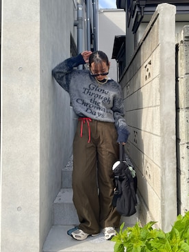 「PBLIM（ページボーイリム）のアイテム（トップス）」を使った、𝕡𝕠𝕟𝕟𝕦☺︎!さん（レディース・160cm）の秋コーディネート