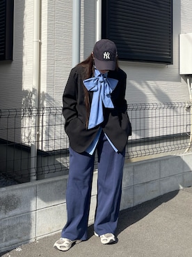 「MIZUNO（ミズノ　）のアイテム」を使った、𝕡𝕠𝕟𝕟𝕦☺︎!さん（レディース・160cm）の春コーディネート