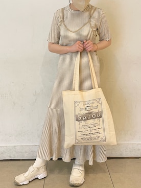 R u n aさん（レディース・157cm）の春コーディネート