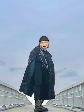「stradivarius（ストラディバリウス）のアイテム（ジャケット/アウター）」を使った、maoamさん（レディース・159cm）の秋コーディネート