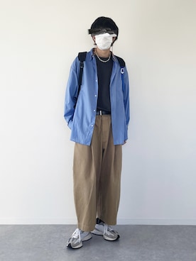 「kudos（クードス）のアイテム」を使った、月さん（メンズ・177cm）の秋コーディネート