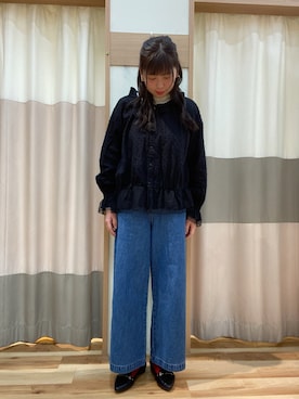 「Kazumi×Samansa Mos2」｜＊おたみ＊さん（レディース・163cm）の冬コーディネート