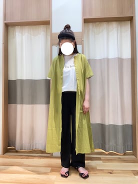 「Samansa Mos2 blue」｜＊おたみ＊さん（レディース・163cm）の夏コーディネート