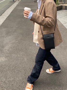 「ジーユーコーデ」｜「アイテム（ジャケット/アウター）」を使った、さわさん（レディース・161cm）の春コーディネート