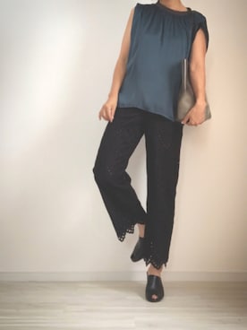 「Rewde（ルゥデ）のアイテム」を使った、mykさん（レディース・160cm）の夏コーディネート