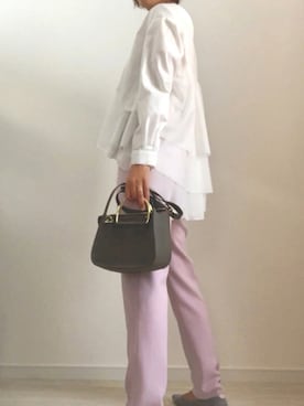 「RAW FUDGE（ローファッジ）のアイテム（トップス）」を使った、mykさん（レディース・160cm）の夏コーディネート